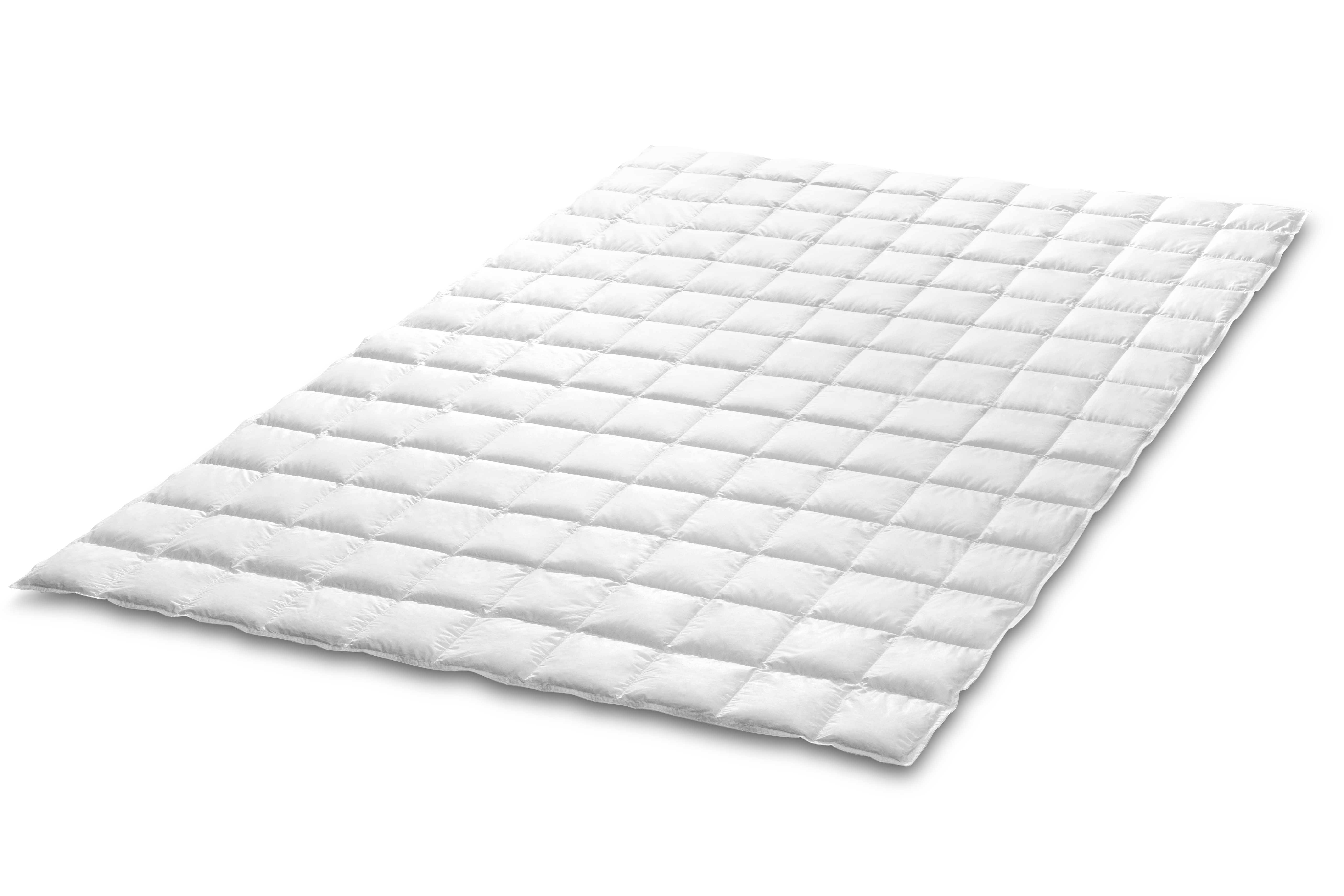 Dauneneinziehdecke NINA Sommer 14x14 Karos 200x200 cm 210 g